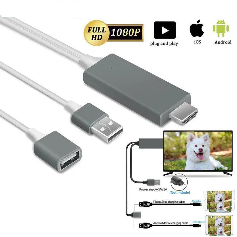 PortoProjector™ - Mobile HDMI Cable Connector/Adapter